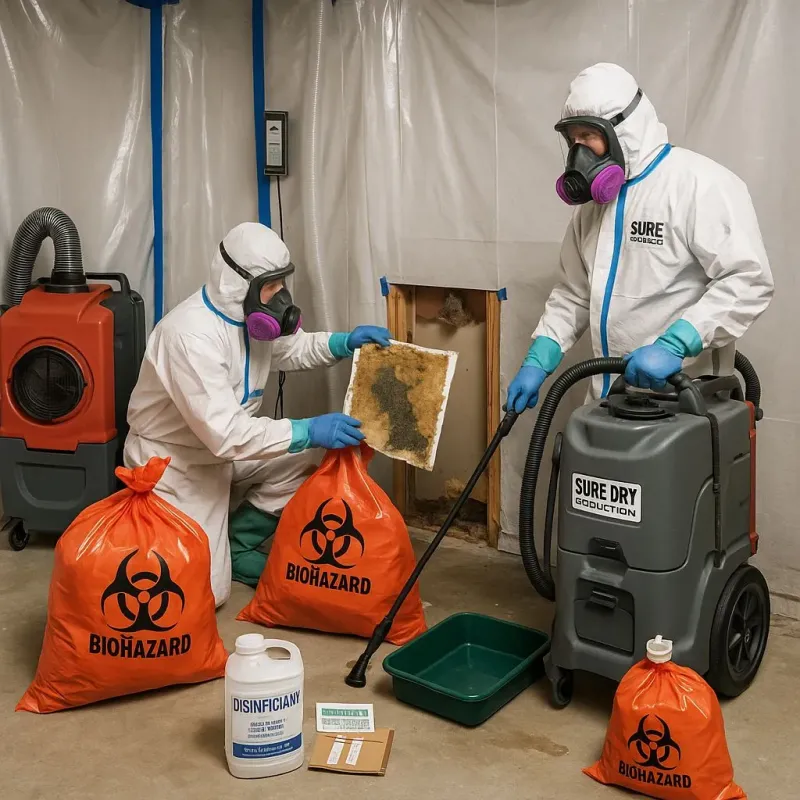Contaminated Water Handling Protocols process in Lacon, IL